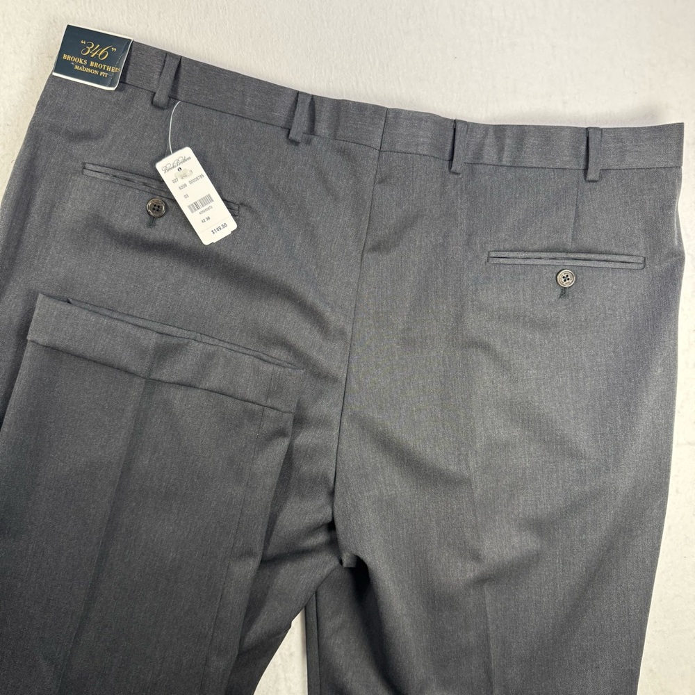 Brooks Brothers Men’s 42x30 346 Madison Fit Wool Dress Pants NWT